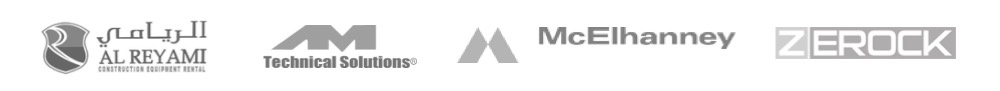 Al Reyami, Technical Solutions, McElhanney, and Zerock logos